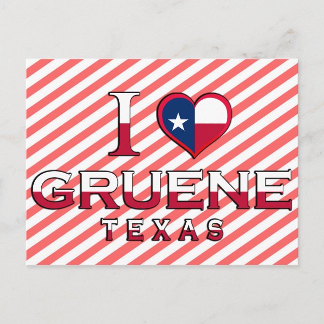 Carte Postale Gruene, Texas (Devant)