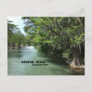 Carte Postale Gruene, Texas et Guadalupe