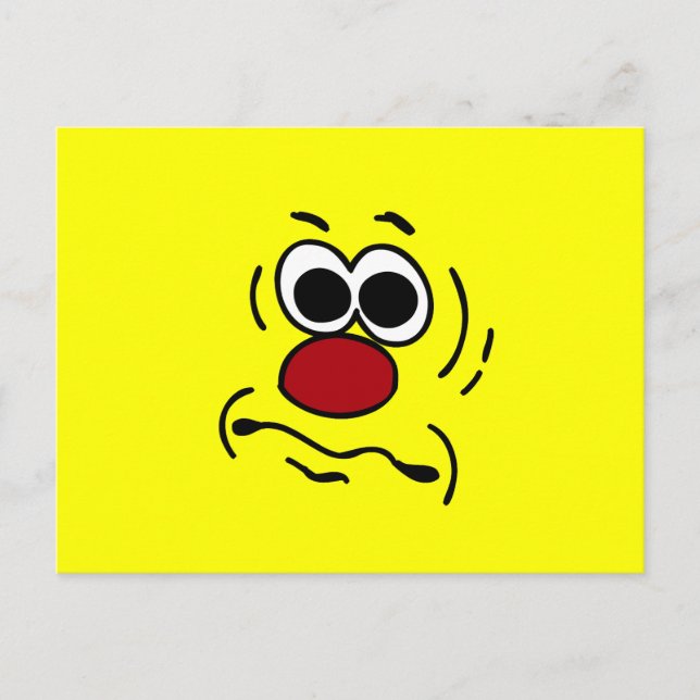 Carte Postale Grumpey à visage nul (Devant)