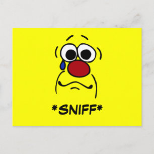 Carte Postale Grumpey de visage de sympathie