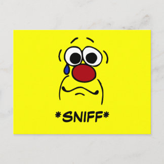 Carte Postale Grumpey de visage de sympathie