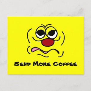 Carte Postale Grumpey face endormie