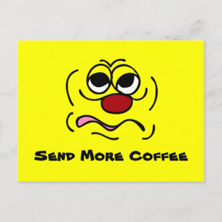 Carte Postale Grumpey face endormie