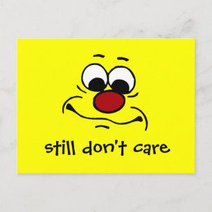 Carte Postale Grumpey faciale apathique