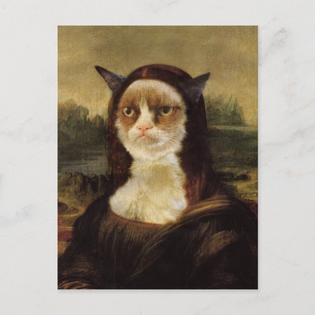 Carte Postale Grumpy Cat (Devant)