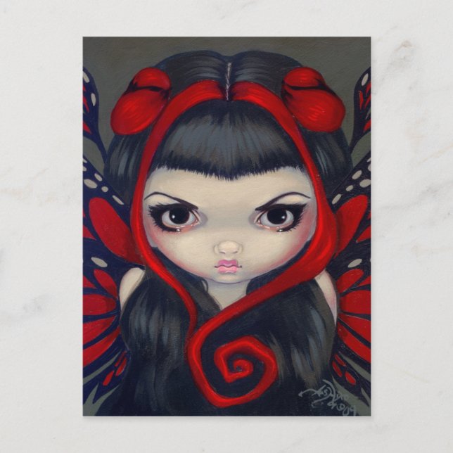 Carte postale "Grumpy Red Fairy" (Devant)