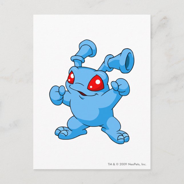 Carte Postale Grundo bleu (Devant)