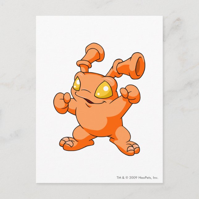 Carte Postale Grundo Orange (Devant)