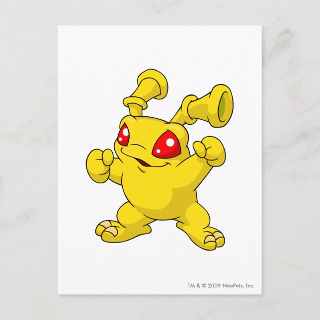 Carte Postale Grundo Yellow (Devant)