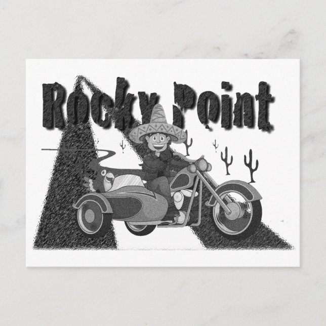 Carte Postale Grunge Rocky Point Mexique (Devant)