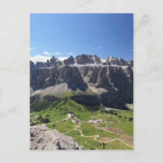 Carte Postale Gruppo Sella et passo Gardena