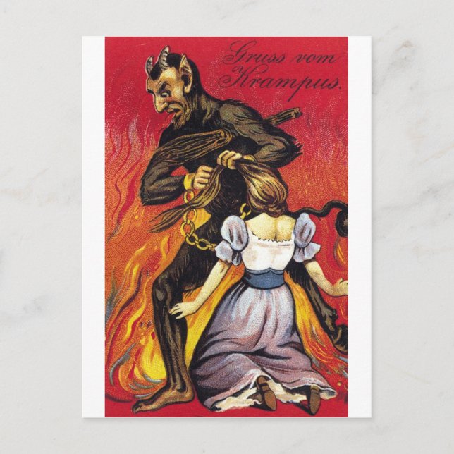 Carte Postale Gruss Vom Krampus (Devant)