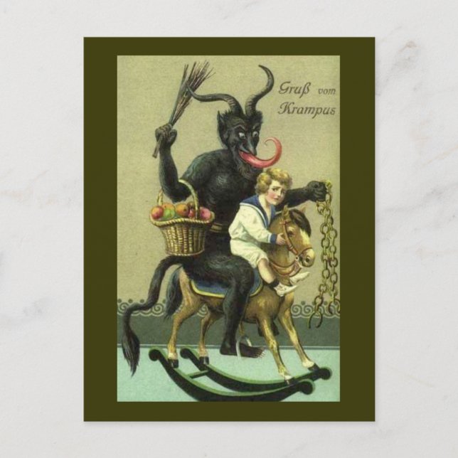Carte Postale Gruss Vom Krampus (Devant)