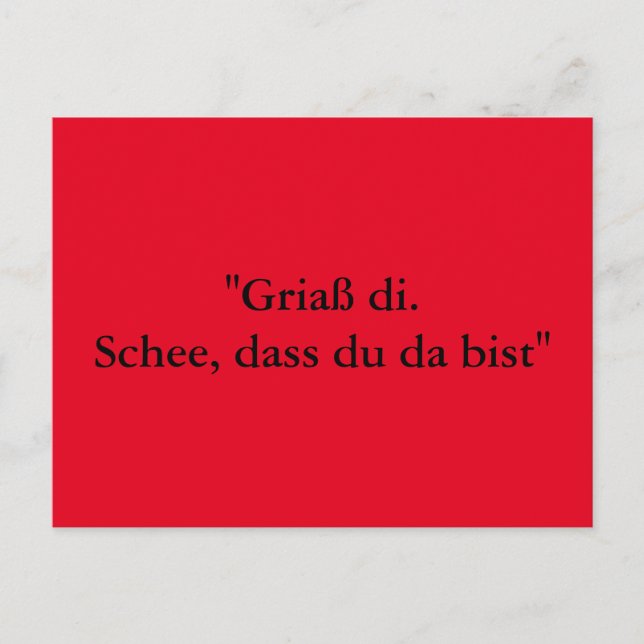 Carte Postale Grußkarte aus Bayern (Devant)