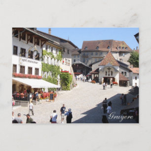 Carte Postale Gruyères, Switzerland postcard