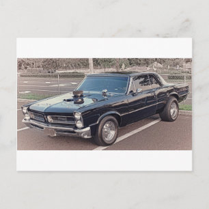 Carte Postale GTO Muscle Car Classic Power HDR Photos Photos