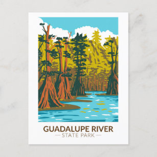 Carte Postale Guadalupe River State Park Texas Vintage