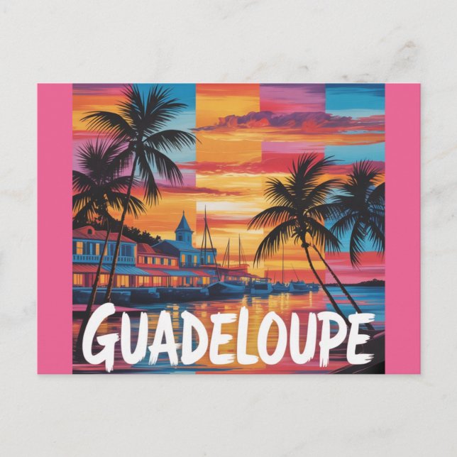 Carte Postale Guadeloupe  (Devant)