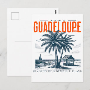 Carte Postale Guadeloupe 971: Souvenirs Tropicales 