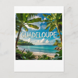 Carte Postale Guadeloupe: Évasion Tropicale, Plage Paradisiaque 