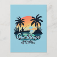 Carte Postale Guadeloupe Sunset Paradise