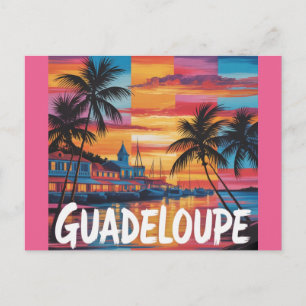 Carte Postale Guadeloupe Sunset Postcard