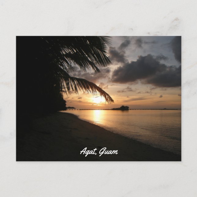 Carte Postale GUAM 671 Baie d'Agat (Devant)