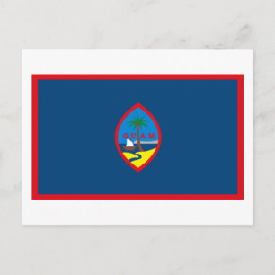 Carte postale Guam Flag