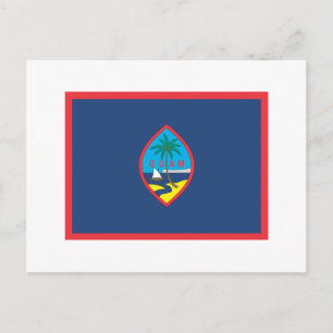 CARTE POSTALE GUAM FLAG
