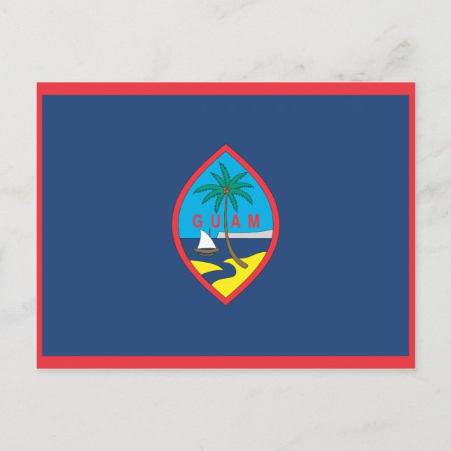 CARTE POSTALE GUAM FLAG (Devant)