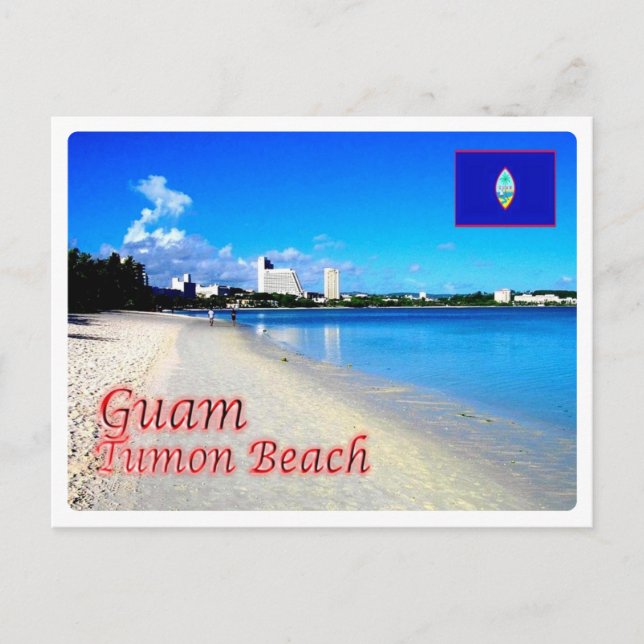 Carte Postale Guam - Tumon Beach - (Devant)