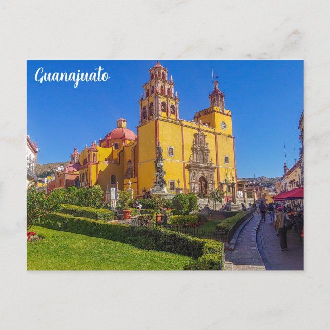 Carte Postale Guanajuato, Mexique, Basilique (Devant)