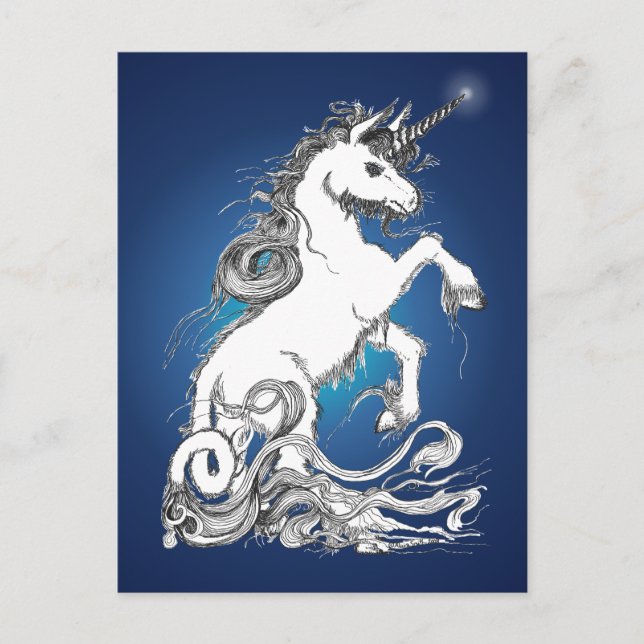 Carte Postale Guardian Unicorn (Devant)