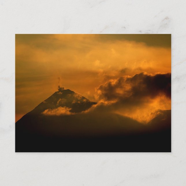 Carte Postale Guatemala - Antigua sunset (Devant)