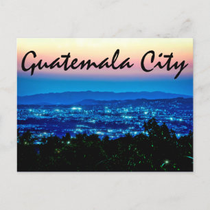 Carte Postale Guatemala, Guatemala, Amérique centrale à la tombé
