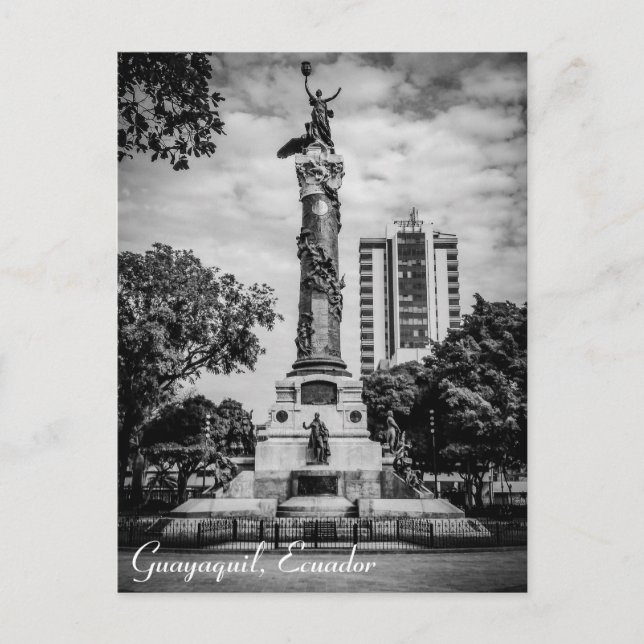 Carte Postale Guayaquil, Equateur Parque Centenario (Devant)