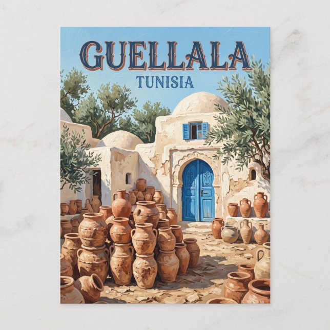 Carte Postale Guellala Tunisie (Devant)