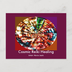 CARTE POSTALE GUÉRISON COSMIQUE REIKI