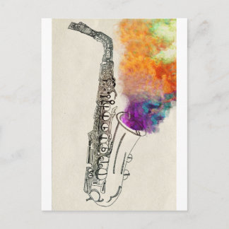 Carte Postale Guérison du saxophone