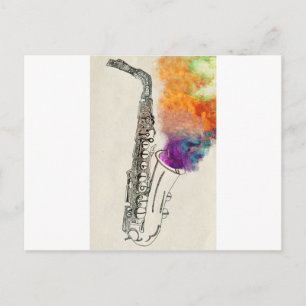 Carte Postale Guérison du saxophone