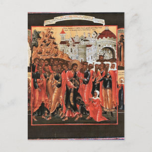 Carte Postale Guérison d'une femme saignante chrétienne orthodox