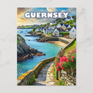 Carte Postale Guernesey, refuge des amoureux de la nature