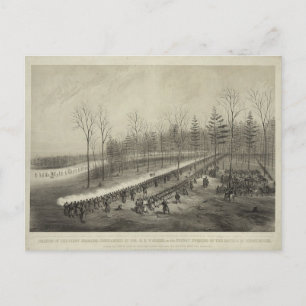 Carte Postale Guerre civile américaine : Bataille de Stone River