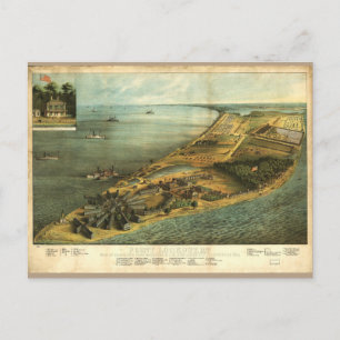 Carte Postale Guerre civile Hammond General Hospital and Prison