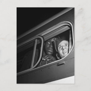 Carte Postale Guerre de l'égalité des chances, années 1940