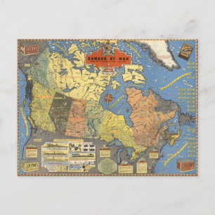 Carte Postale Guerre du Canada
