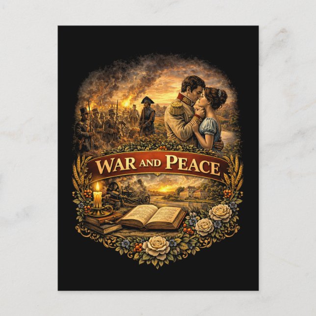 Carte Postale Guerre et Paix (Devant)
