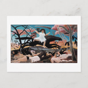 Carte Postale Guerre, Henri Rousseau, 1894