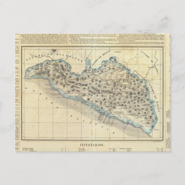 Carte Postale Guerrero, Mexique (Devant)