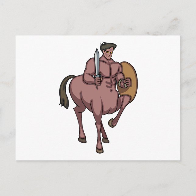 Carte Postale Guerrier (Devant)